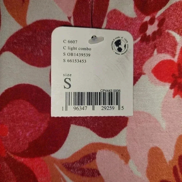 NWT Free People Dress Mimi Printed Floral Tropical Midi Cinch Slit Size Small - Picture 4 of 9